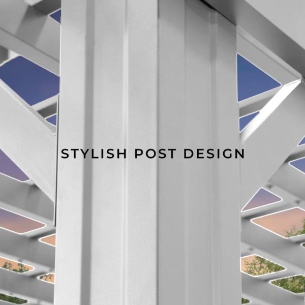 16′ X 12′ Traditional Steel Pergola - Image 11