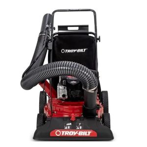 Troy-Bilt 24 in. Leaf Vacuum Head 1.5 in. Chipping Capacity Gas Powered Chipper Shredder Vacuum with High Rear Wheels - Image 3