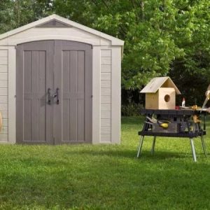 Keter Factor 8×8 Foot Large Resin Outdoor Shed - Image 5
