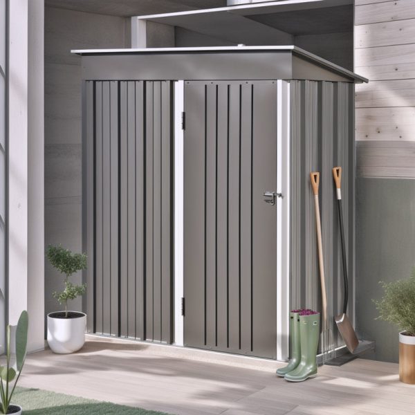 5 ft. 3 in. W x 3 ft. D Metal Storage Shed - Image 7