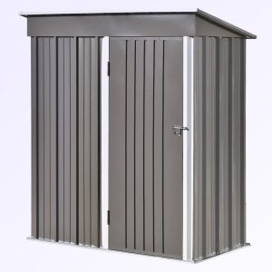 5 ft. 3 in. W x 3 ft. D Metal Storage Shed