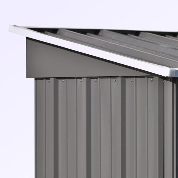 5 ft. 3 in. W x 3 ft. D Metal Storage Shed - Image 2