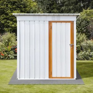 5 ft. W x 3 ft. D Metal Vertical Storage Shed