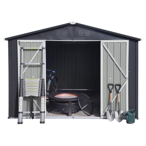 5 ft. W x 4 ft. D Metal Portable Storage Shed - Image 5
