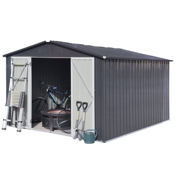 5 ft. W x 4 ft. D Metal Portable Storage Shed - Image 3