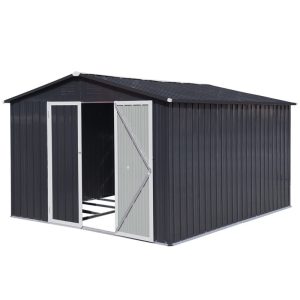 5 ft. W x 4 ft. D Metal Portable Storage Shed - Image 4