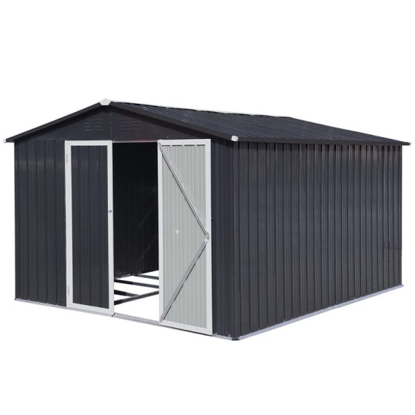 5 ft. W x 4 ft. D Metal Portable Storage Shed - Image 4