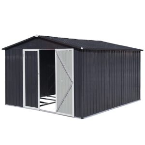 5 ft. W x 4 ft. D Metal Portable Storage Shed - Image 4