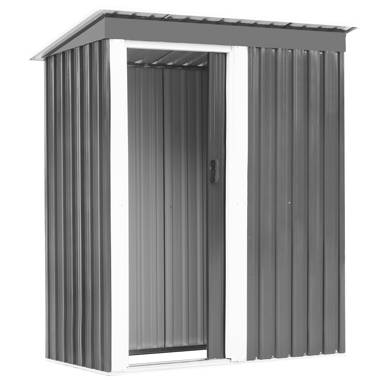 PAWZ Road Outdoor 5.8 ft. W x 3.9 ft. D Metal Storage Shed - Image 7