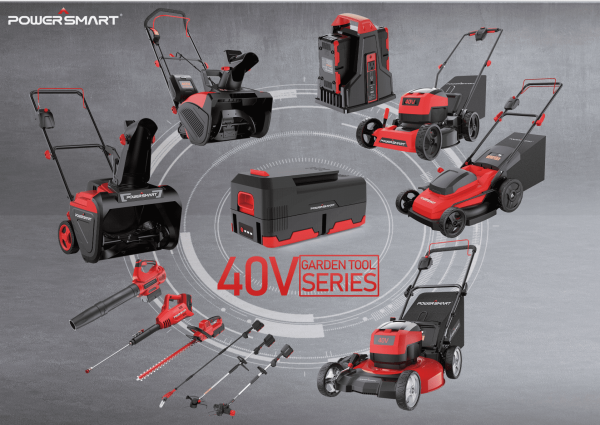 PowerSmart 40V 17-inch Cordless Brushless Electric Push Lawn Mower W/4.0Ah Battery and Charger - Image 9