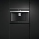 Fisher & Paykel - 24" Coffee Maker with Self-Cleaning Function - Black Glass