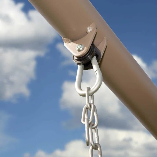 Deluxe  Metal Swing Set with 2 Swing(S) , 1 Slide(S) - Image 3