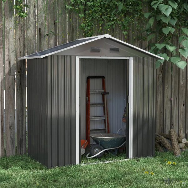 6 ft. 4 in. W x 3 ft. 7 in. D Vertical Storage Shed - Image 2