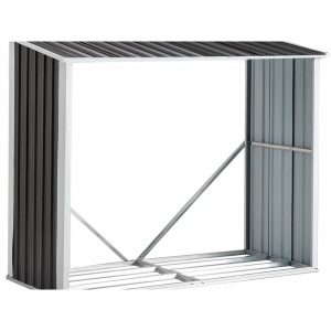 6 ft. W x 3 ft. D Metal Vertical Storage Shed