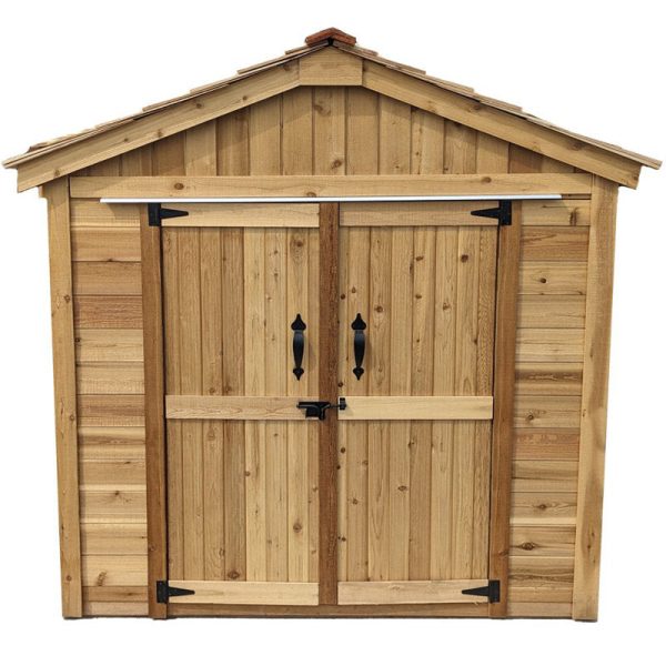 6 ft. W x 3 ft. D Solid Wood Storage Shed - Image 3