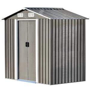 6 ft. W x 4 ft. D Metal Storage Shed - Image 2