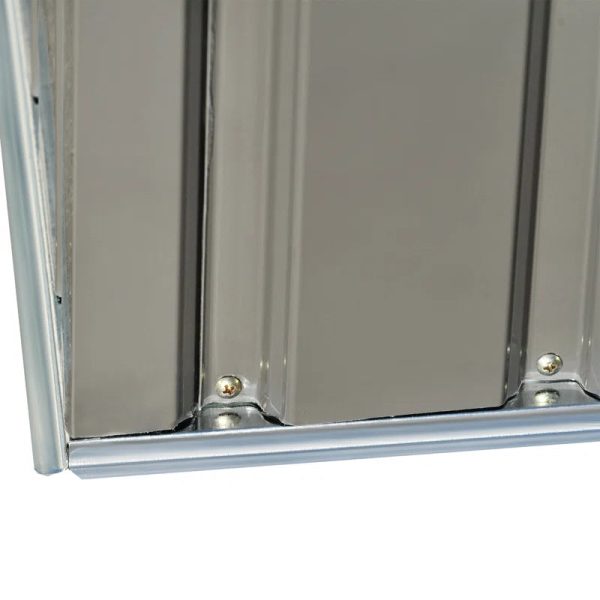 6 ft. W x 4 ft. D Metal Storage Shed - Image 4