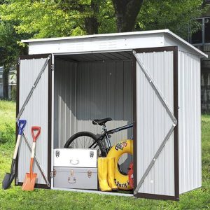 D Galvanized Steel Storage Shed 6 ft. W x 4 ft - Image 6