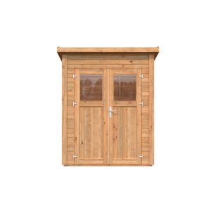 Leisure Season 6 ft. W x 4 ft. D Solid Wood Lean-to Storage Shed - Image 5
