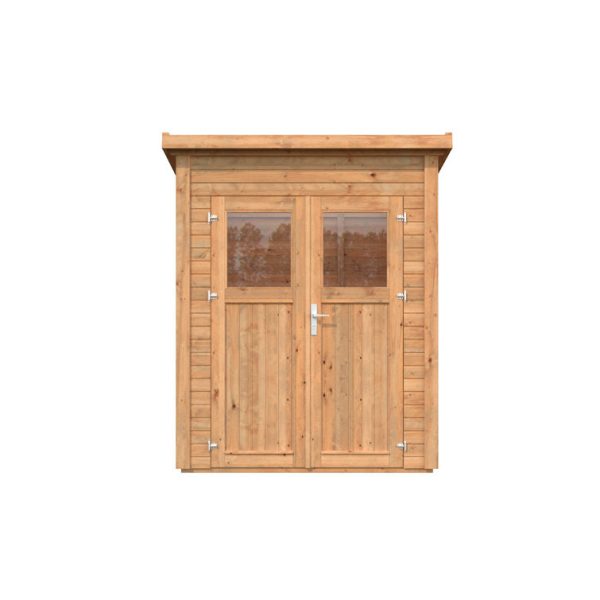 Leisure Season 6 ft. W x 4 ft. D Solid Wood Lean-to Storage Shed - Image 5