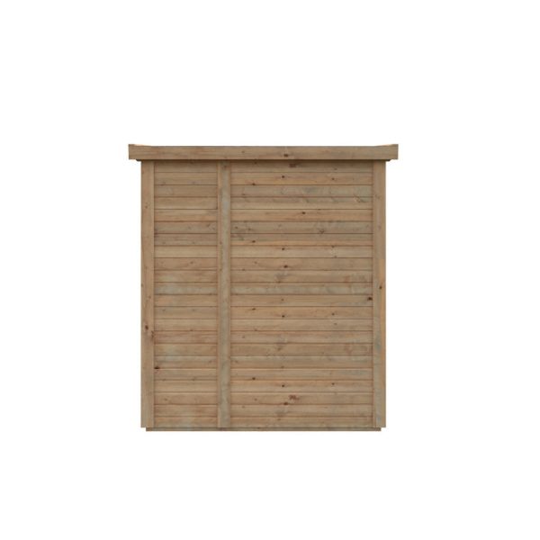 Leisure Season 6 ft. W x 4 ft. D Solid Wood Lean-to Storage Shed - Image 6
