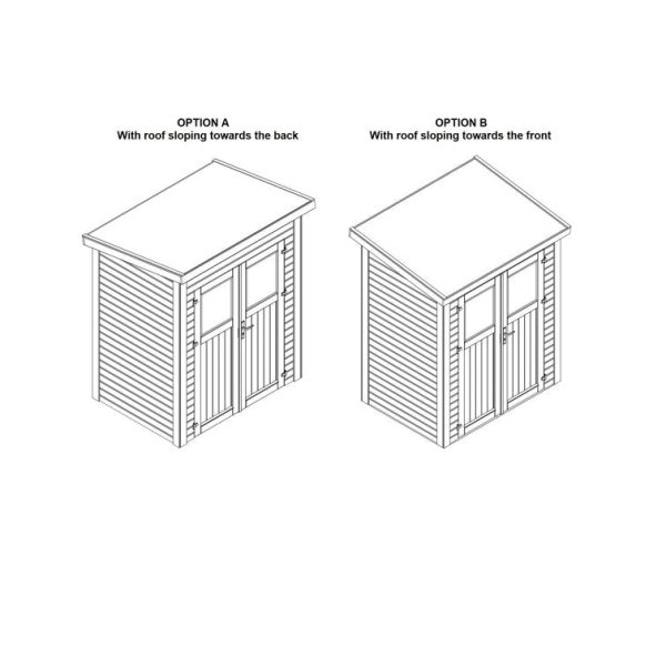 Leisure Season 6 ft. W x 4 ft. D Solid Wood Lean-to Storage Shed - Image 10