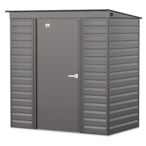 Arrow 6 ft. W x 4 ft. D Steel Horizontal Storage Shed - Image 4
