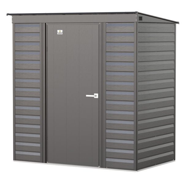 Arrow 6 ft. W x 4 ft. D Steel Horizontal Storage Shed - Image 4