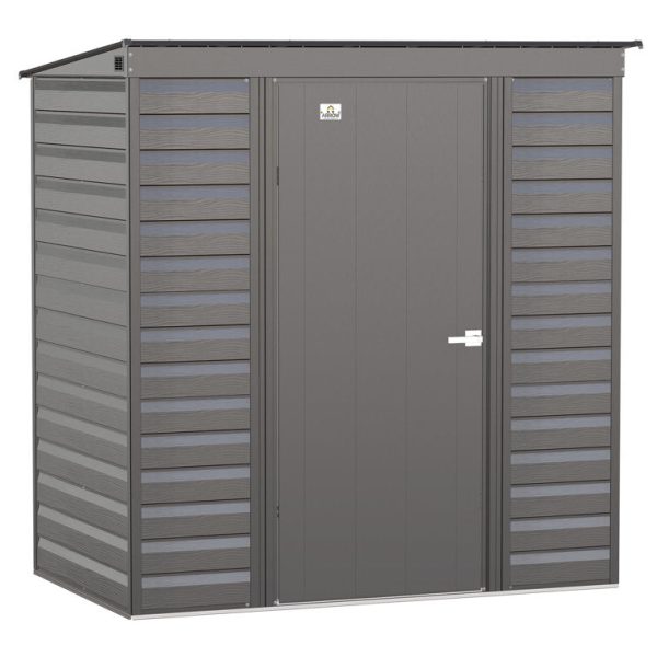 Arrow 6 ft. W x 4 ft. D Steel Horizontal Storage Shed - Image 2