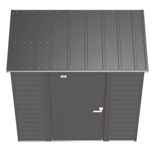 Arrow 6 ft. W x 4 ft. D Steel Horizontal Storage Shed - Image 7