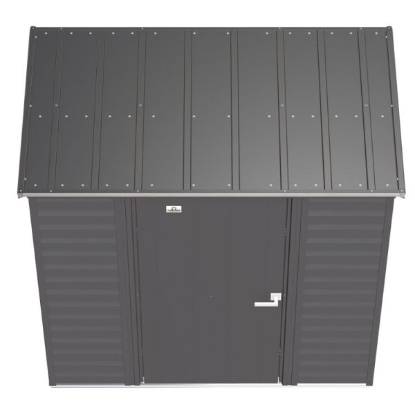 Arrow 6 ft. W x 4 ft. D Steel Horizontal Storage Shed - Image 7