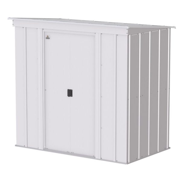 Arrow 6 ft. W x 4 ft. D Steel Vertical Storage Shed - Image 4