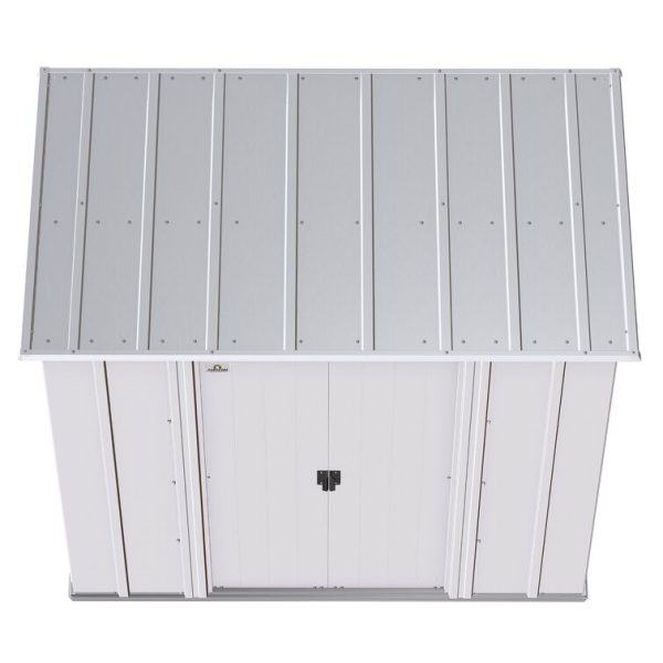 Arrow 6 ft. W x 4 ft. D Steel Vertical Storage Shed - Image 7