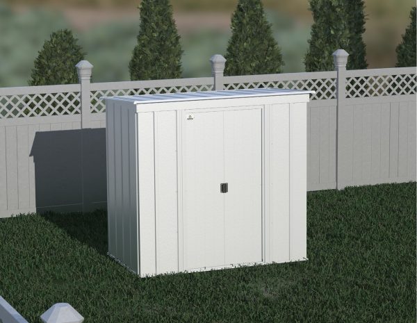 Arrow 6 ft. W x 4 ft. D Steel Vertical Storage Shed - Image 2