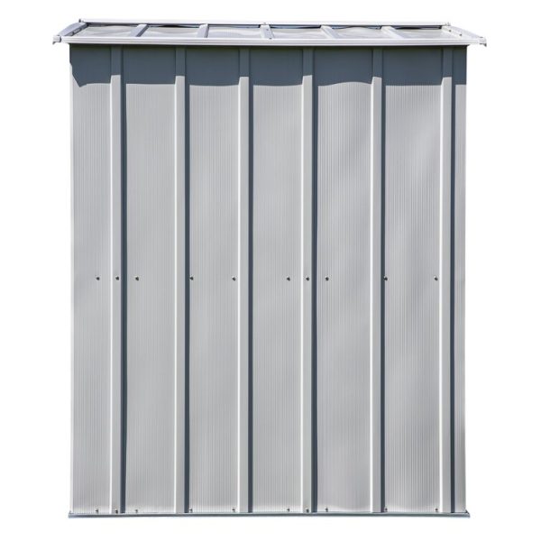 Arrow 6 ft. W x 5 ft. D Galvanized Steel Storage Shed - Image 12