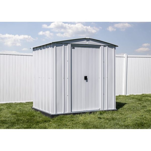 Arrow 6 ft. W x 5 ft. D Galvanized Steel Storage Shed - Image 6