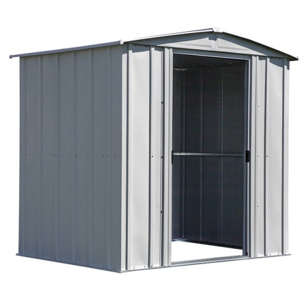 Arrow 6 ft. W x 5 ft. D Galvanized Steel Storage Shed - Image 11
