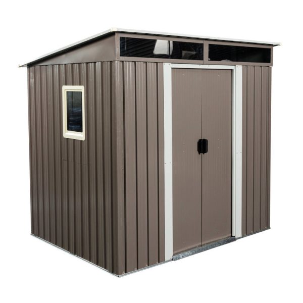 6 ft. W x 5 ft. D Metal Storage Shed - Image 9