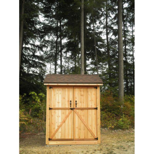 Outdoor Living Today 6 ft. W x 6 ft. D Maximizer Cedar Wood Storage Shed