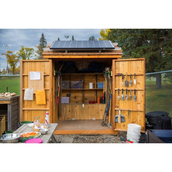 Outdoor Living Today 6 ft. W x 6 ft. D Maximizer Cedar Wood Storage Shed - Image 2