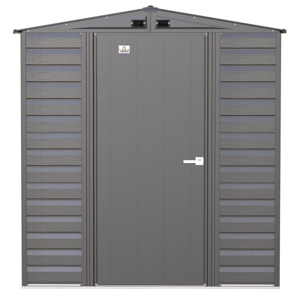 Arrow 6 ft. W x 7 ft. D Galvanized Steel Storage Shed - Image 4