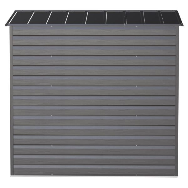 Arrow 6 ft. W x 7 ft. D Galvanized Steel Storage Shed - Image 6