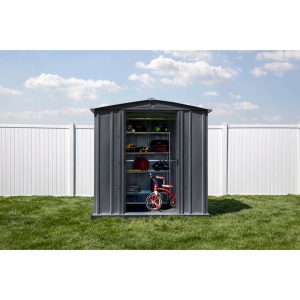 Arrow 6 ft. W x 7 ft. D Steel Vertical Storage Shed - Image 2