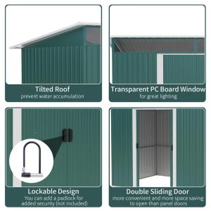 6′ x 8.5′ Garden Storage Shed - Image 6