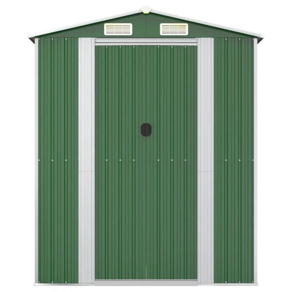 6ft. 4 in. W x 30ft. 9 in. D Galvanized Steel Storage Shed - Image 4
