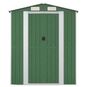 6ft. 4 in. W x 30ft. 9 in. D Galvanized Steel Storage Shed - Image 4