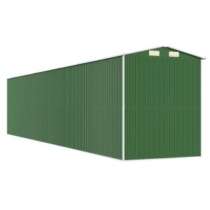 6ft. 4 in. W x 30ft. 9 in. D Galvanized Steel Storage Shed - Image 5