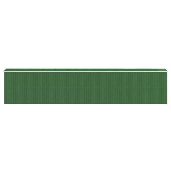 6ft. 4 in. W x 30ft. 9 in. D Galvanized Steel Storage Shed - Image 6