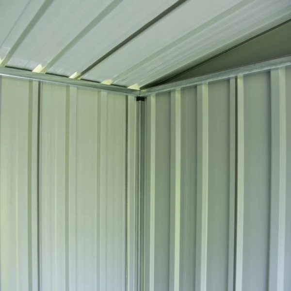 7.7ft W X 5.6ft D X 8.2ft H Outdoor Metal Storage Shed with Lockable Door,Outdoor Storage for Organizing Garden Tools, Lawn Equipment, and Outdoor Gear - Image 4