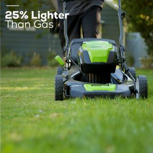 Greenworks 80V 21" Self Propelled Mower 5Ah Battery & Charger - Image 9